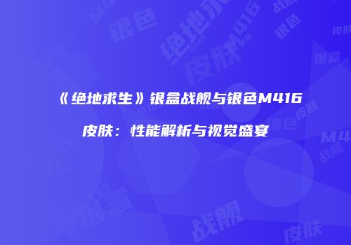 《绝地求生》银盒战舰与银色M416皮肤：性能解析与视觉盛宴