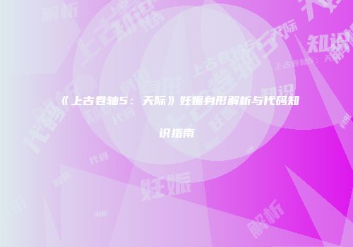 《上古卷轴5：天际》妊娠身形解析与代码知识指南