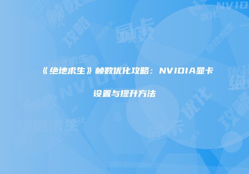 《绝地求生》帧数优化攻略：NVIDIA显卡设置与提升方法