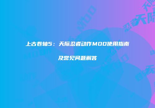 上古卷轴5：天际忍者动作MOD使用指南及常见问题解答
