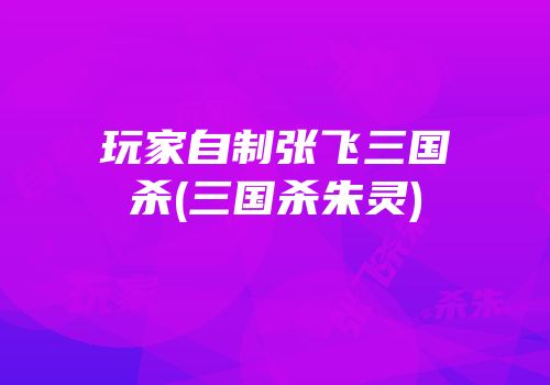 玩家自制张飞三国杀(三国杀朱灵)