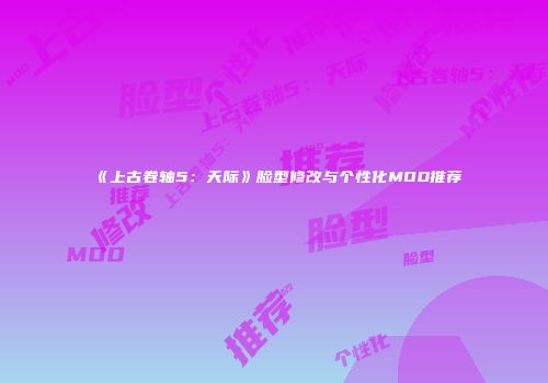 《上古卷轴5：天际》脸型修改与个性化MOD推荐