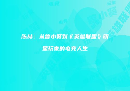 陈赫：从曾小贤到《英雄联盟》明星玩家的电竞人生