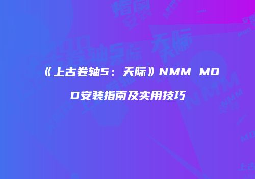 《上古卷轴5：天际》NMM MOD安装指南及实用技巧