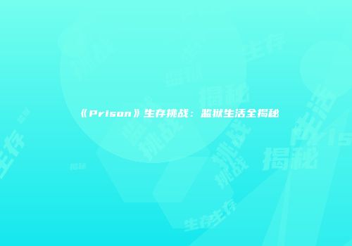 《Prison》生存挑战：监狱生活全揭秘