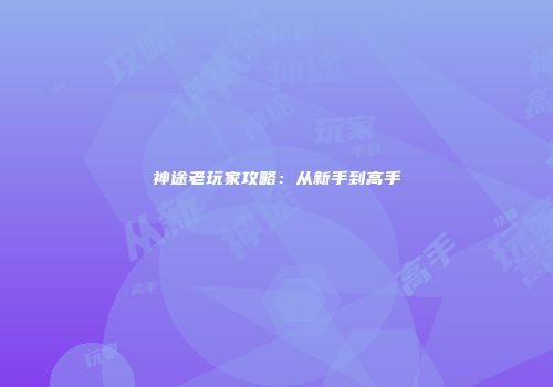 神途老玩家攻略：从新手到高手