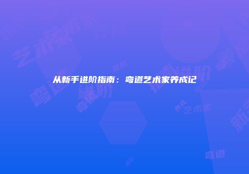 从新手进阶指南：弯道艺术家养成记