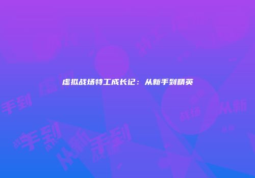 虚拟战场特工成长记：从新手到精英