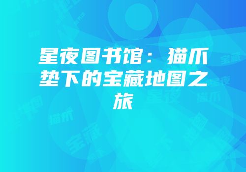 星夜图书馆：猫爪垫下的宝藏地图之旅