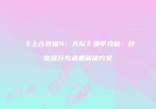 《上古卷轴5：天际》重甲攻略：技能提升与负重解决方案
