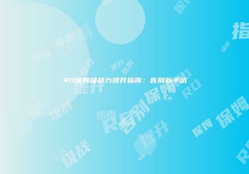 RO保姆级战力提升指南：告别新手坑