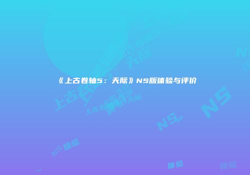 《上古卷轴5：天际》NS版体验与评价