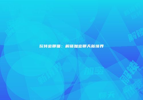 玩转密聊猫：解锁加密聊天新境界