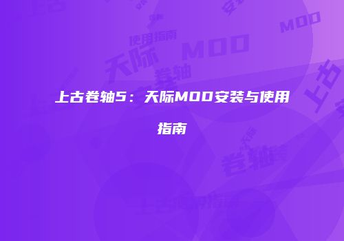 上古卷轴5：天际MOD安装与使用指南