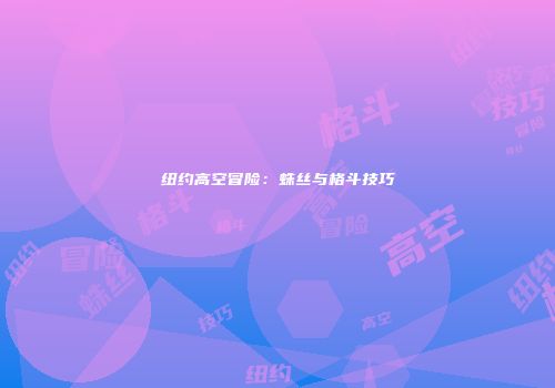 纽约高空冒险：蛛丝与格斗技巧