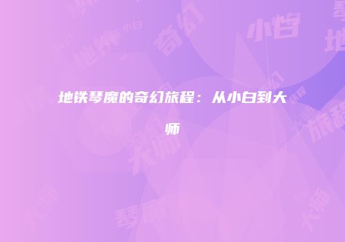 地铁琴魔的奇幻旅程：从小白到大师