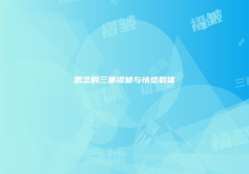 思念的三重褶皱与情感载体