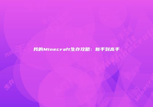 我的Minecraft生存攻略：新手到高手