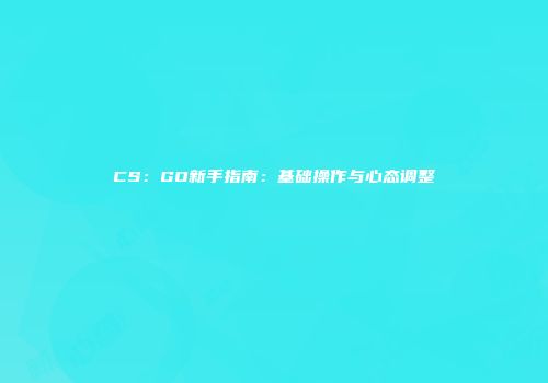 CS：GO新手指南：基础操作与心态调整