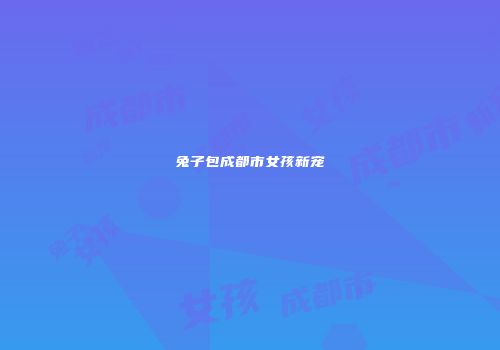 兔子包成都市女孩新宠