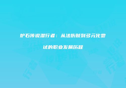 炉石传说潜行者：从法伤贼到多元化尝试的职业发展历程