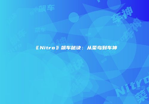 《Nitro》飙车秘诀：从菜鸟到车神