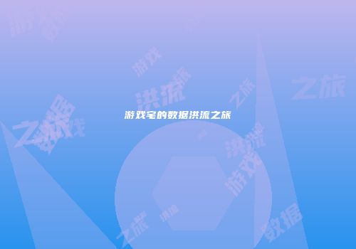 游戏宅的数据洪流之旅