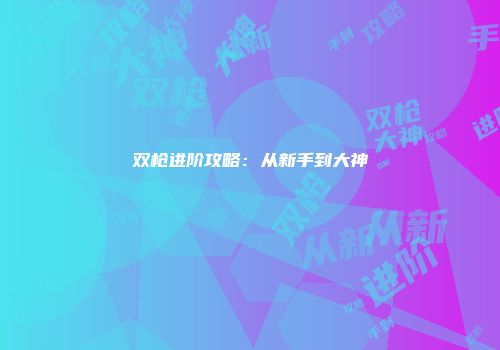 双枪进阶攻略：从新手到大神