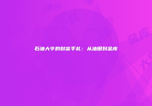 石油大亨的财富手札：从油田到金库