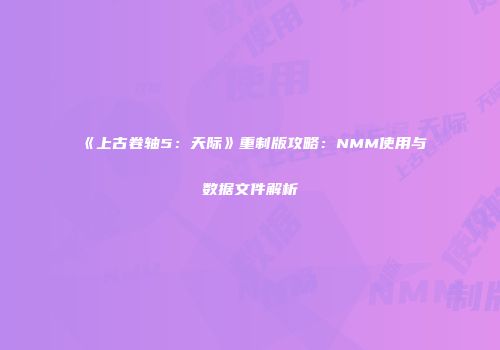 《上古卷轴5：天际》重制版攻略：NMM使用与数据文件解析
