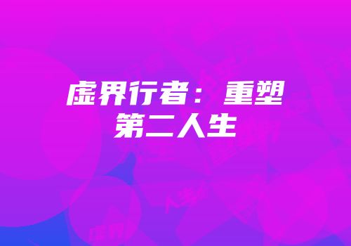 虚界行者：重塑第二人生