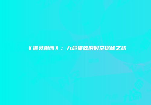 《猫灵相册》：九命猫魂的时空探秘之旅