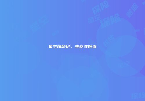 星空探险记：生存与邂逅