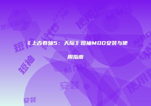 《上古卷轴5：天际》短袖MOD安装与使用指南