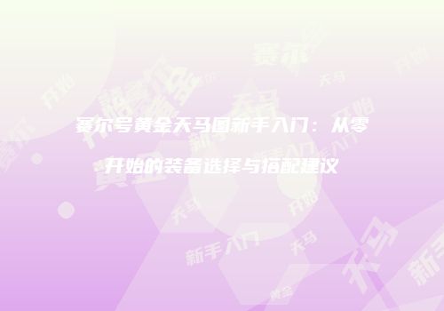 赛尔号黄金天马图新手入门：从零开始的装备选择与搭配建议