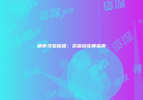 都市寻宝秘籍：资深训练师指南