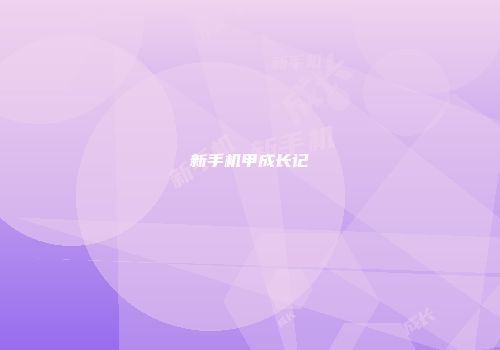 新手机甲成长记