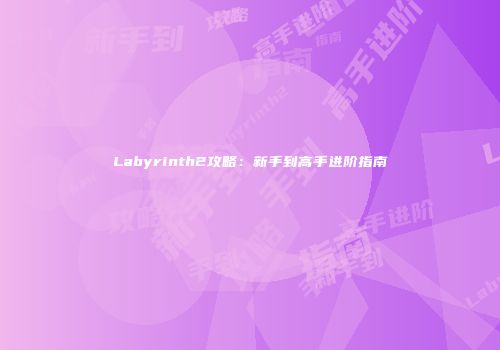 Labyrinth2攻略：新手到高手进阶指南