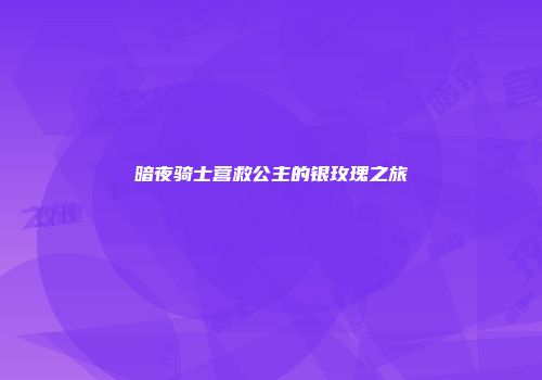 暗夜骑士营救公主的银玫瑰之旅