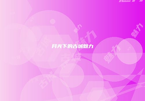 月光下的古城魅力